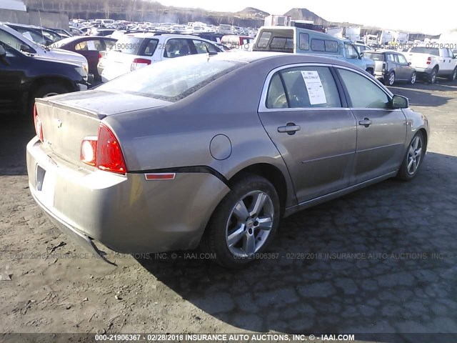 1G1ZC5E17BF375910 - 2011 CHEVROLET MALIBU 1LT BROWN photo 4