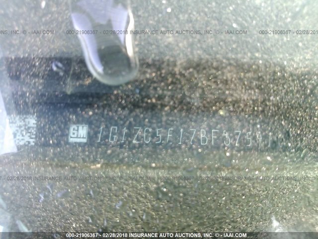 1G1ZC5E17BF375910 - 2011 CHEVROLET MALIBU 1LT BROWN photo 9