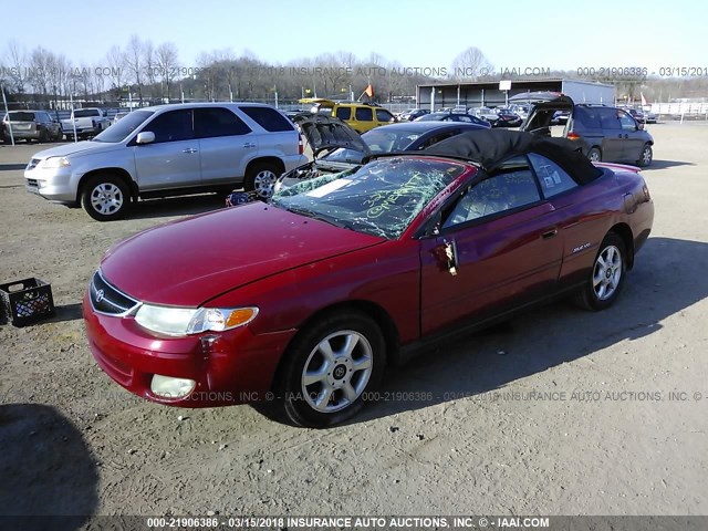 2T1FF22P81C502969 - 2001 TOYOTA CAMRY SOLARA SE/SLE Qırmızı foto 2