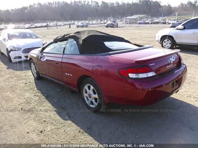 2T1FF22P81C502969 - 2001 TOYOTA CAMRY SOLARA SE/SLE Qırmızı foto 3