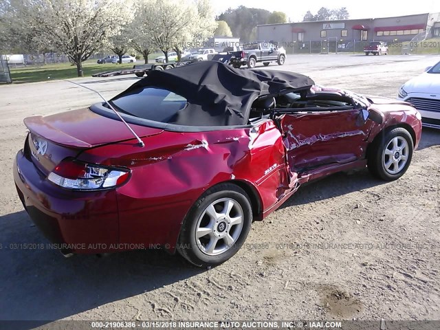 2T1FF22P81C502969 - 2001 TOYOTA CAMRY SOLARA SE/SLE Qırmızı foto 4