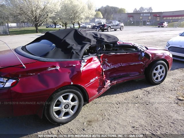 2T1FF22P81C502969 - 2001 TOYOTA CAMRY SOLARA SE/SLE Qırmızı foto 6