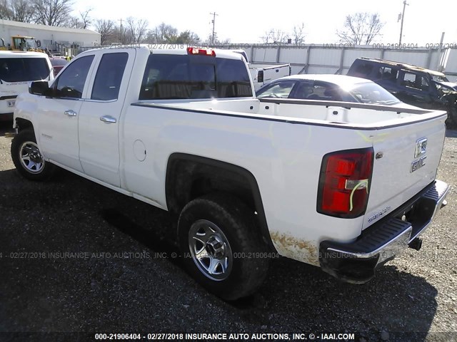 1GTV2UEC2EZ106558 - 2014 GMC SIERRA K1500 SLE WHITE photo 3