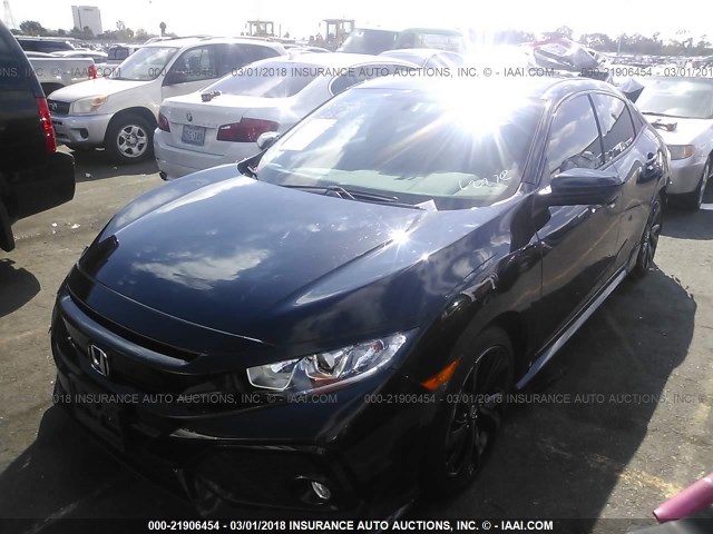 SHHFK7H48HU427801 - 2017 HONDA CIVIC SPORT Schwarz Foto 2