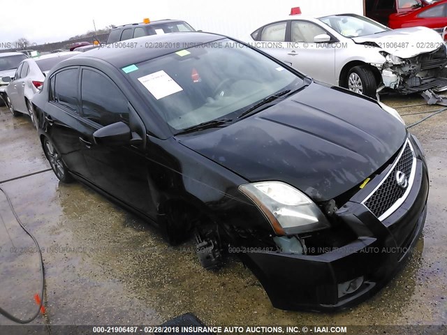 3N1BB6AP0BL660730 - 2011 NISSAN SENTRA SE-R BLACK photo 1