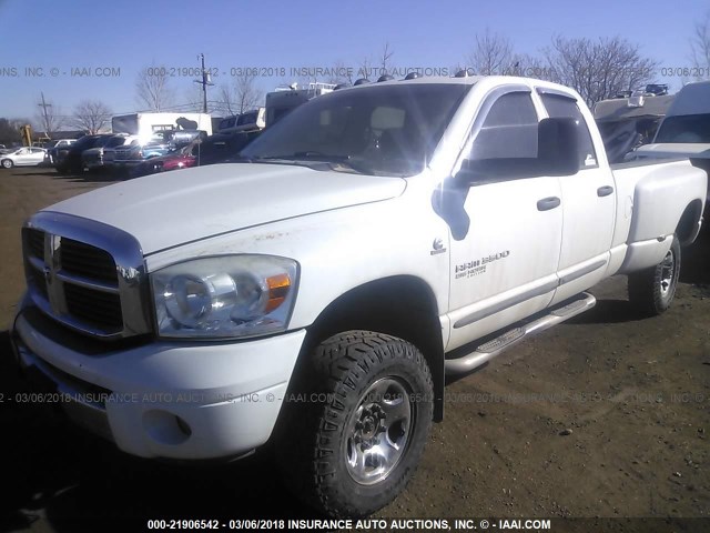 3D7MX48C76G171129 - 2006 DODGE RAM 3500 ST/SLT WHITE photo 2