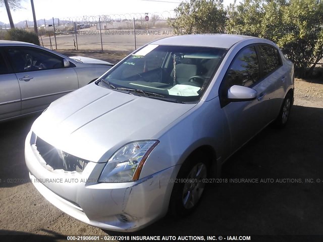 3N1AB6AP7CL655893 - 2012 NISSAN SENTRA 2.0/2.0S/SR/2.0SL SILVER photo 2