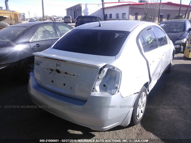 3N1AB6AP7CL655893 - 2012 NISSAN SENTRA 2.0/2.0S/SR/2.0SL SILVER photo 4