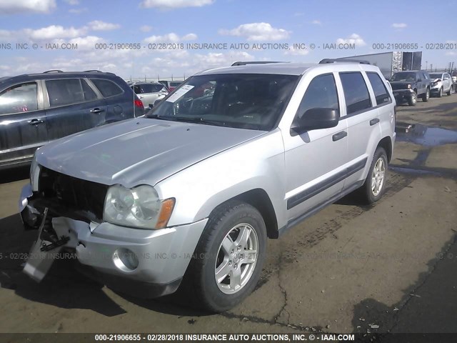 1J4HR48N75C597406 - 2005 JEEP GRAND CHEROKEE LAREDO/COLUMBIA/FREEDOM 银色 照片 2