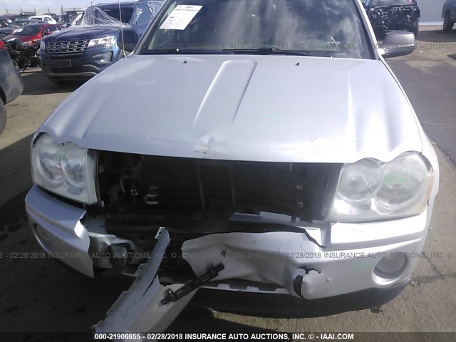 1J4HR48N75C597406 - 2005 JEEP GRAND CHEROKEE LAREDO/COLUMBIA/FREEDOM 银色 照片 6