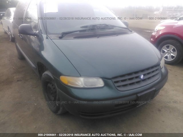 2P4FP2532XR194627 - 1999 PLYMOUTH VOYAGER GREEN photo 6