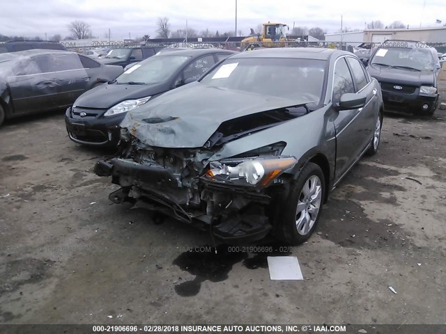 1HGCP36858A075954 - 2008 HONDA ACCORD EXL BLUE photo 6