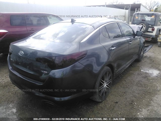 KNAGN4A76B5095749 - 2011 KIA OPTIMA EX/SX GRAY photo 4