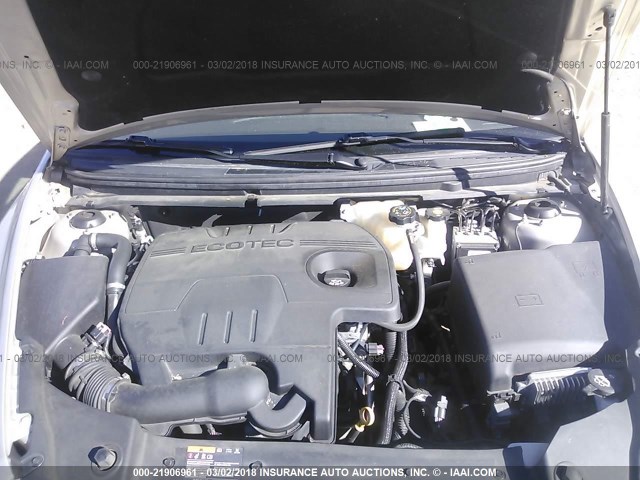 1G1ZB5E05CF274781 - 2012 CHEVROLET MALIBU LS 银色 照片 10