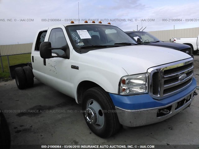 1FTWW32Y05ED27943 - 2005 FORD F350 SUPER DUTY WHITE photo 1