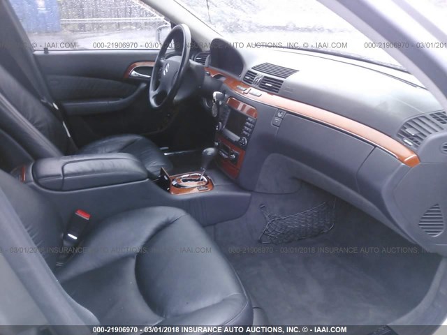 WDBNF67J46A470846 - 2006 MERCEDES-BENZ S 350 GRAY photo 5