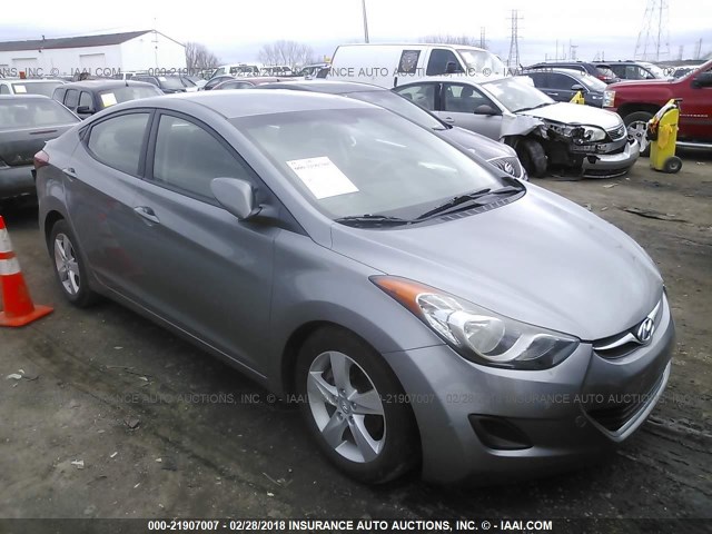 KMHDH4AE6BU108058 - 2011 HYUNDAI ELANTRA GLS/LIMITED GRAY photo 1