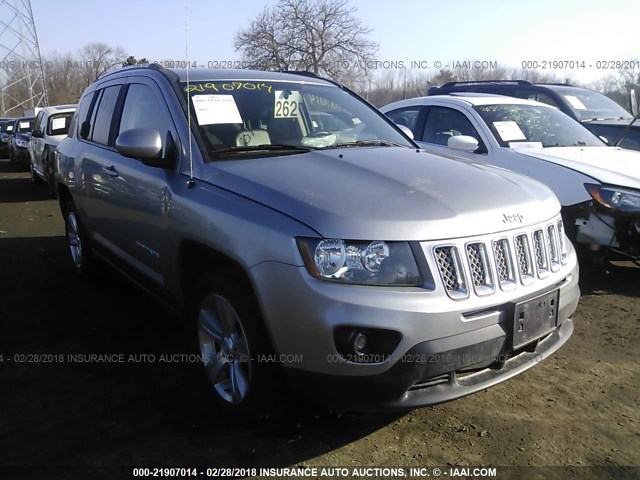 1C4NJDEB5ED858858 - 2014 JEEP COMPASS LATITUDE 银色 照片 1