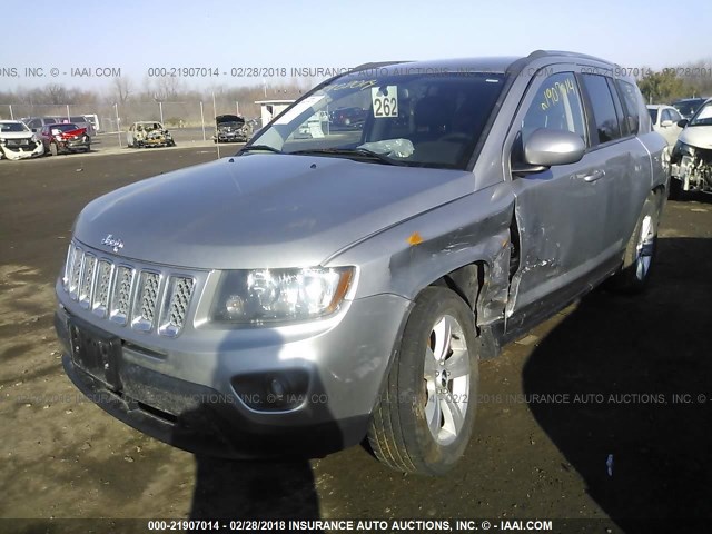 1C4NJDEB5ED858858 - 2014 JEEP COMPASS LATITUDE 银色 照片 2