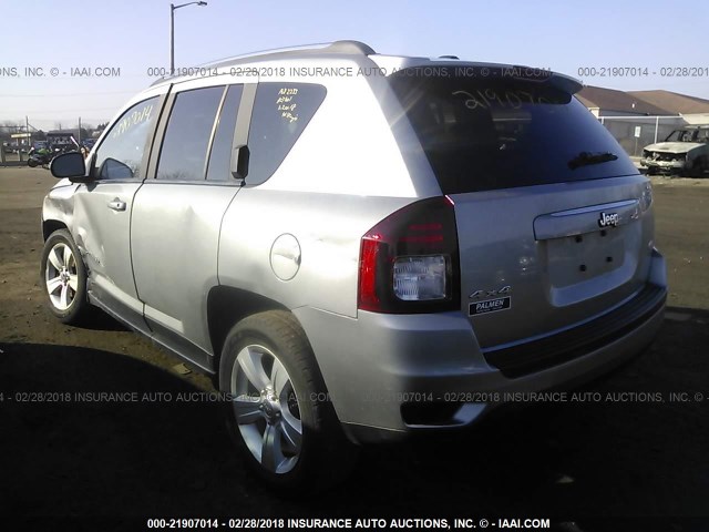 1C4NJDEB5ED858858 - 2014 JEEP COMPASS LATITUDE 银色 照片 3