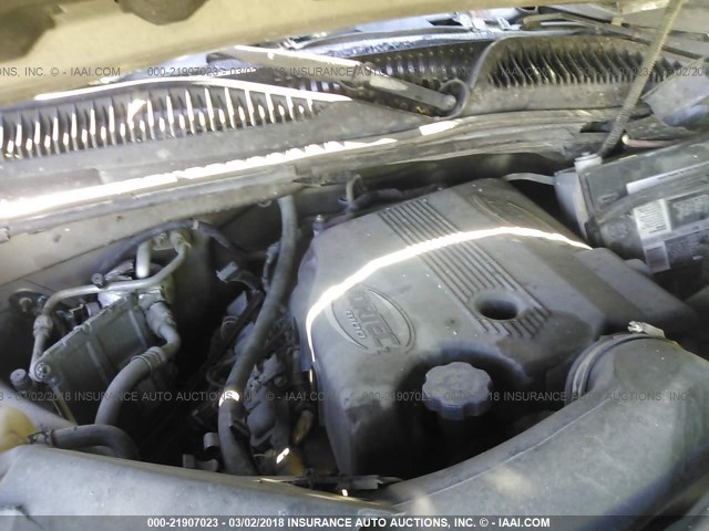 1GCHC23G21F100825 - 2001 CHEVROLET SILVERADO C2500 HEAVY DUTY GOLD photo 10