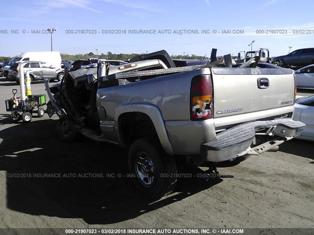 1GCHC23G21F100825 - 2001 CHEVROLET SILVERADO C2500 HEAVY DUTY GOLD photo 3