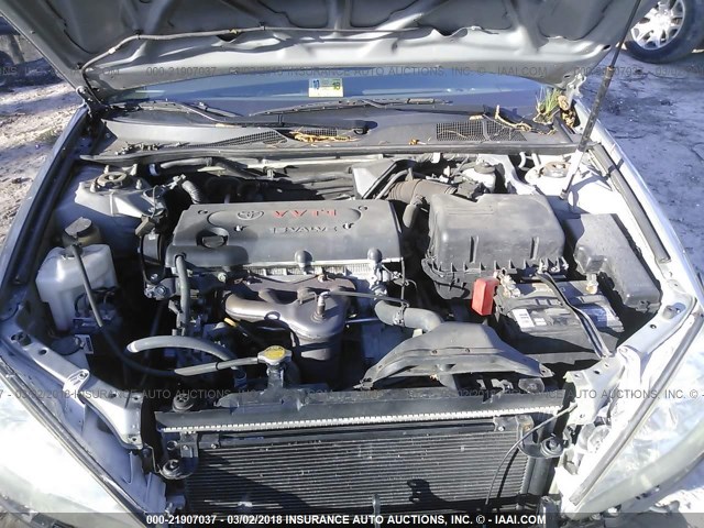 4T1BE30K85U519726 - 2005 TOYOTA CAMRY LE/XLE/SE GRAY photo 10