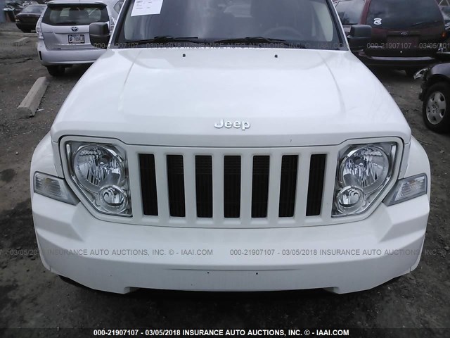 1J4PN2GK9AW148918 - 2010 JEEP LIBERTY SPORT 白色 照片 6