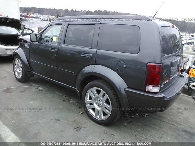 1D4PT4GX7BW516147 - 2011 DODGE NITRO HEAT GRAY photo 3