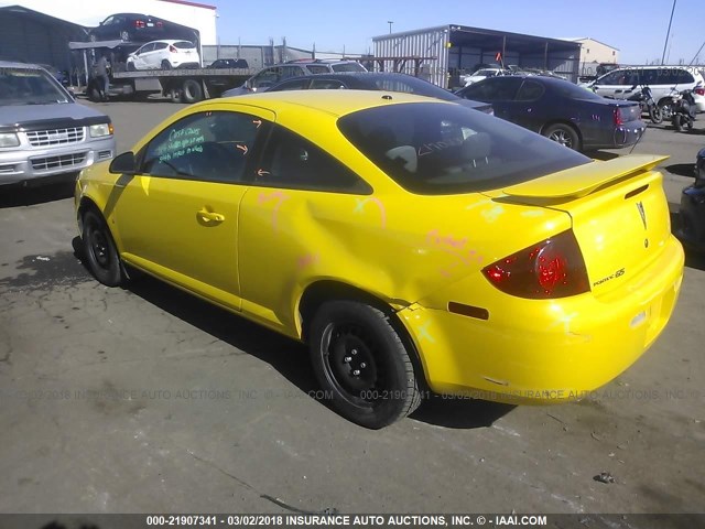 1G2AL15F277275616 - 2007 PONTIAC G5 YELLOW photo 3