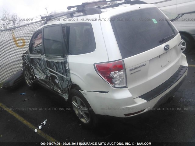 JF2SH6BC9AH803180 - 2010 SUBARU FORESTER XS WHITE photo 3