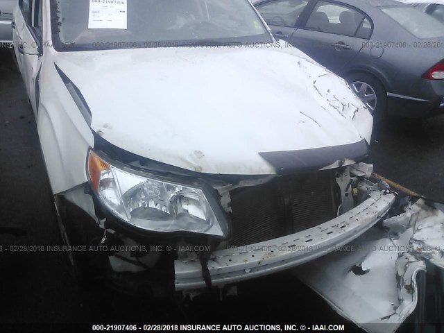 JF2SH6BC9AH803180 - 2010 SUBARU FORESTER XS Weiß Foto 6