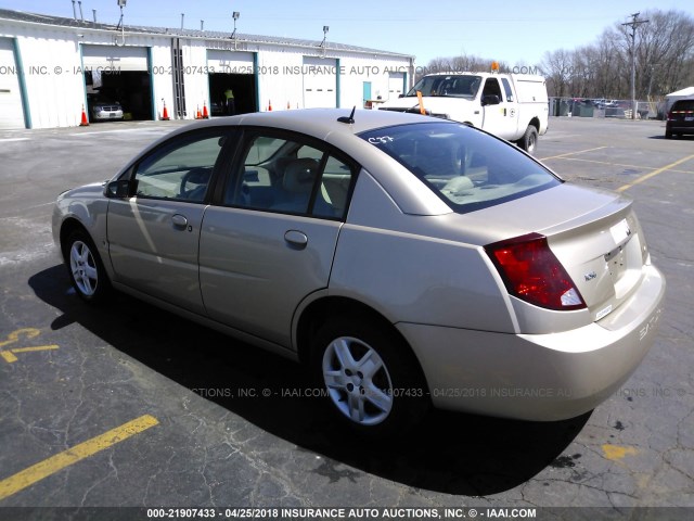 1G8AJ55F67Z153199 - 2007 SATURN ION LEVEL 2 Qızıl foto 3