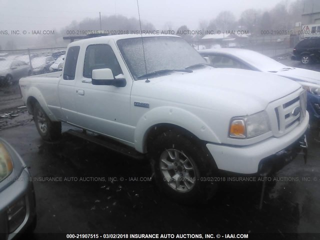 1FTLR4FE3BPB09303 - 2011 FORD RANGER SUPER CAB WHITE photo 1