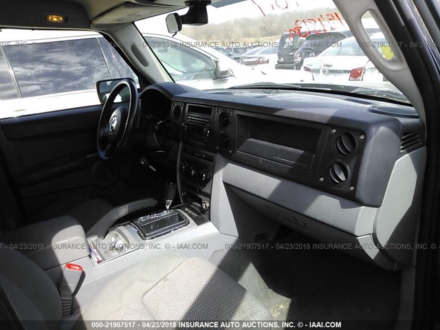 1J8HG48K07C527078 - 2007 JEEP COMMANDER TEAL photo 5