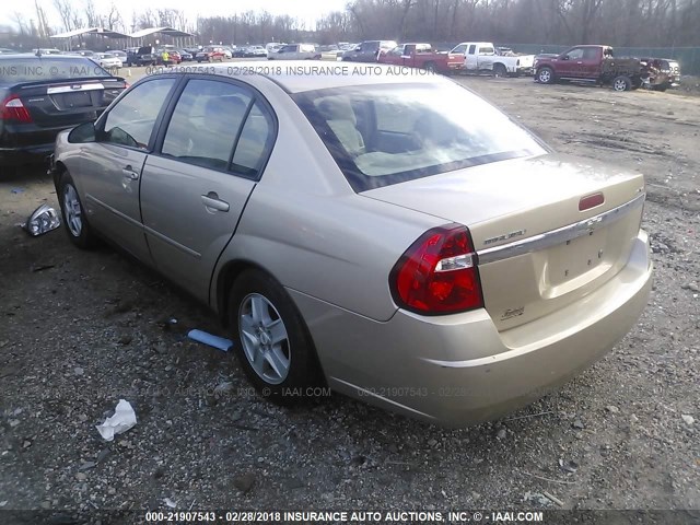 1G1ZT548X5F265694 - 2005 CHEVROLET MALIBU LS თაფლისფერი ფოტო 3