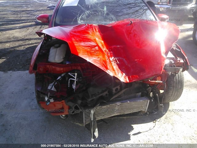 1FADP3L99DL148523 - 2013 FORD FOCUS ST RED photo 6