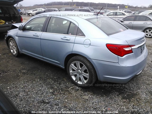 1C3CCBBB7DN538867 - 2013 CHRYSLER 200 TOURING BLUE photo 3