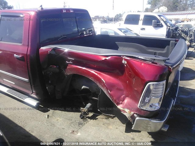 1C6RR7NT2DS557759 - 2013 RAM 1500 LARAMIE MAROON photo 6