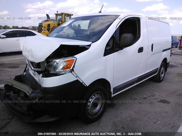 3N6CM0KN0FK735540 - 2015 NISSAN NV200 2.5S/2.5SV WHITE photo 2