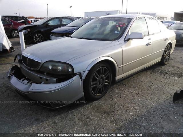 1LNHM87A24Y656739 - 2004 LINCOLN LS SILVER photo 2