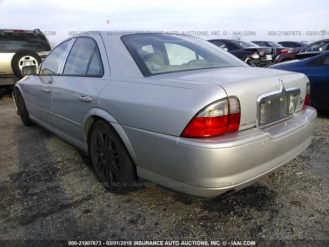 1LNHM87A24Y656739 - 2004 LINCOLN LS SILVER photo 3