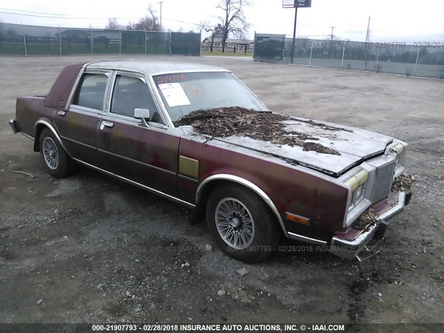 1C3BF66P0GX571525 - 1986 CHRYSLER FIFTH AVENUE  BURGUNDY photo 1