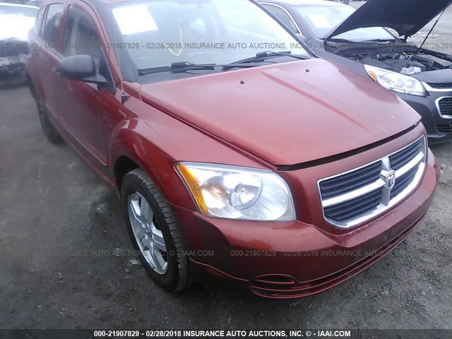 1B3HB48B58D636591 - 2008 DODGE CALIBER SXT ORANGE photo 1