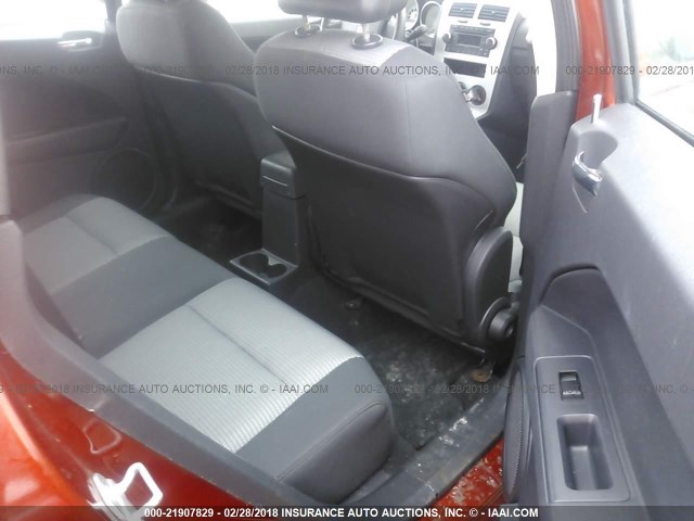 1B3HB48B58D636591 - 2008 DODGE CALIBER SXT ORANGE photo 8