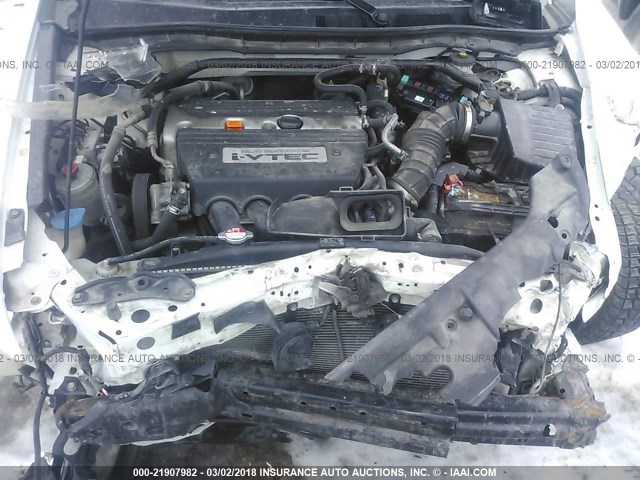 JHMCP26848C062804 - 2008 HONDA ACCORD EXL WHITE photo 10