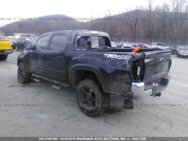 3TMCZ5AN1HM092593 - 2017 TOYOTA TACOMA DBL CAB/SR/TRDSPT/OR/PRO Qara foto 3