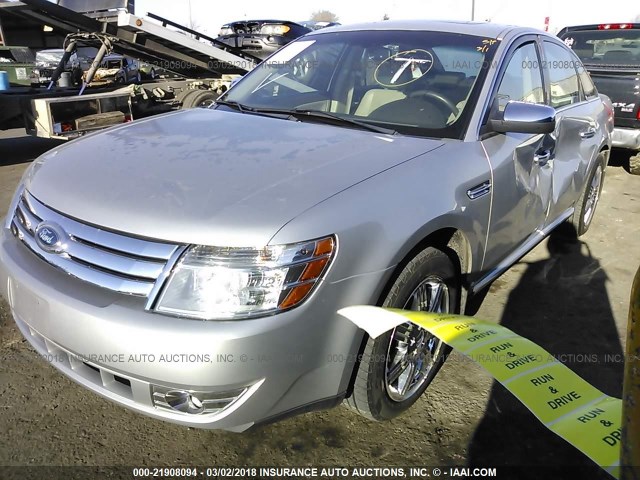 1FAHP25W69G111735 - 2009 FORD TAURUS LIMITED SILVER photo 2