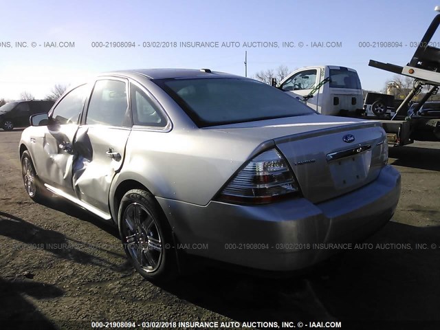 1FAHP25W69G111735 - 2009 FORD TAURUS LIMITED SILVER photo 3