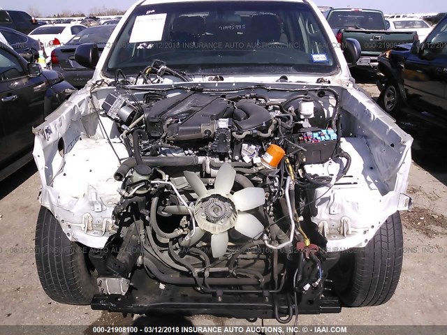 5TFJU4GN2FX065546 - 2015 TOYOTA TACOMA DOUBLE CAB PRERUNNER WHITE photo 6